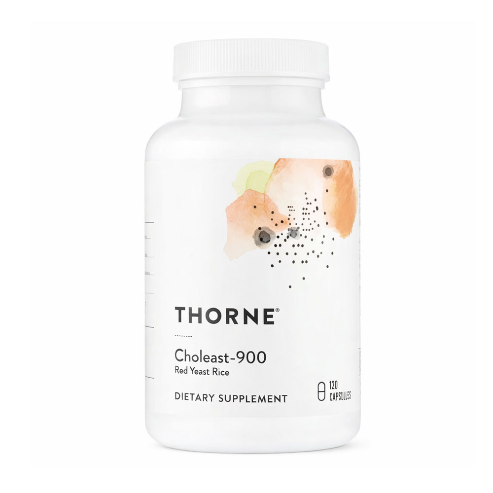 Червоний дріжджовий рис Thorne Research Choleast-900, 120 капсул